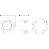 DAS Audio DECO-6-TB Потолочная АС, 5-10-15 Вт., 6,25 дюймов