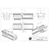 DTS PROFILO 1000 Z 20-50 Театральный профильный прожектор, 1000 Вт., Zoom