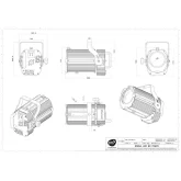 DTS SCENA LED 80 FC BLACK Театральный прожектор, 80 Вт., RGBW, Zoom