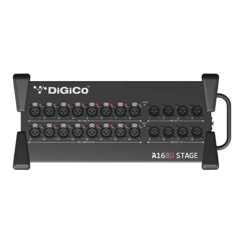 DiGiCo A168D Stage Стэйджбокс, 16х8, Dante