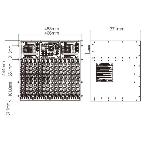 DiGiCo SD-Rack Стейджбокс, 56х56