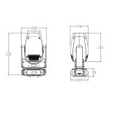 Dialighting Spotring 300 Вращающаяся голова SPOT, 280 Вт.