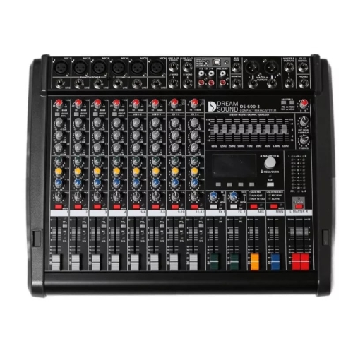 DreamSound DS-600-3 12-канальный микшерный пульт, FX