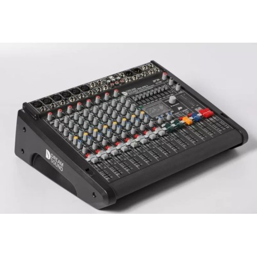 DreamSound DSA-600-3 12-канальный активный микшерный пульт, 2х1000 Вт.