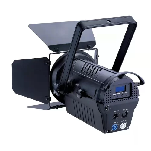 Exell Lighting EXLFR200WFC Театральный прожектор с линзой Френеля, 200 Вт., RGBW