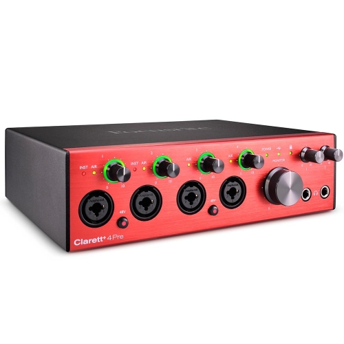 Focusrite Clarett+ 4Pre Аудиоинтерфейс USB, 18x8