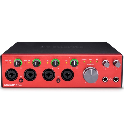 Focusrite Clarett+ 4Pre Аудиоинтерфейс USB, 18x8