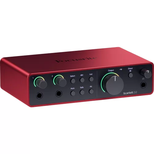 Focusrite Scarlett 2i2 4th Gen Аудиоинтерфейс USB, 2х2