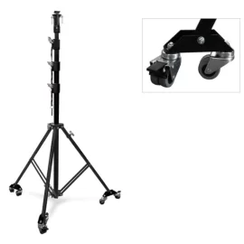 GUIL FC-03/R Стойка телескопическая на колёсах для прожектора, высота 1,78 - 5,06 м