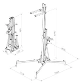 GUIL ULK 500 PLUS Мачтовый подъёмник, высота 6,5 м., грузоподъемность 230 кг.