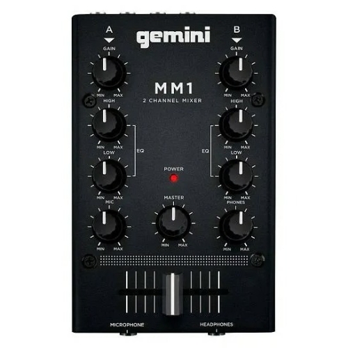 Gemini MM1 2-канальный DJ-микшер