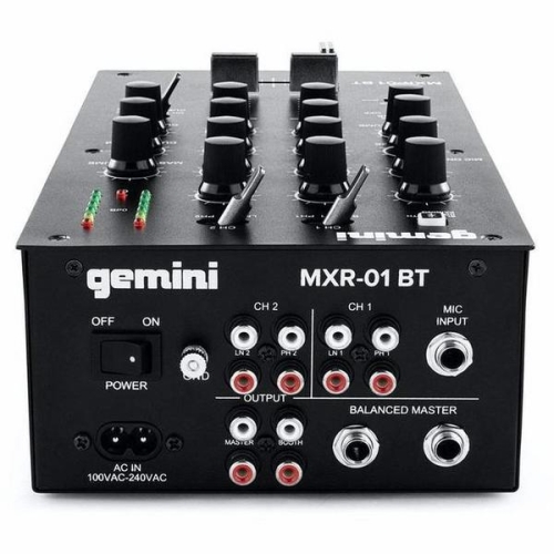 Gemini MXR-01BT 2-канальный DJ-микшер, Bluetooth