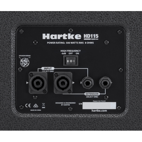 Hartke HyDrive HD115 Басовый кабинет, 500 Вт., 15"