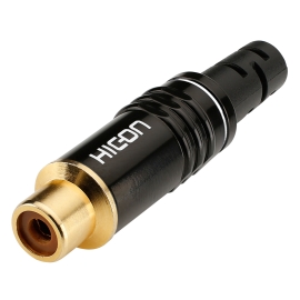 Hicon HI-CF06-WHT Разъем RCA, мама, кабельный