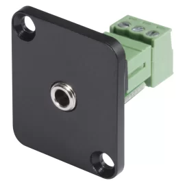 Hicon HI-J35SEFD-S Разъем MINI JACK 3,5 мм (стерео), панельный