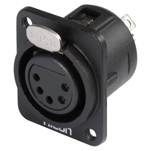 Hicon HI-X5DF-M3 Разъем XLR5, мама, панельный