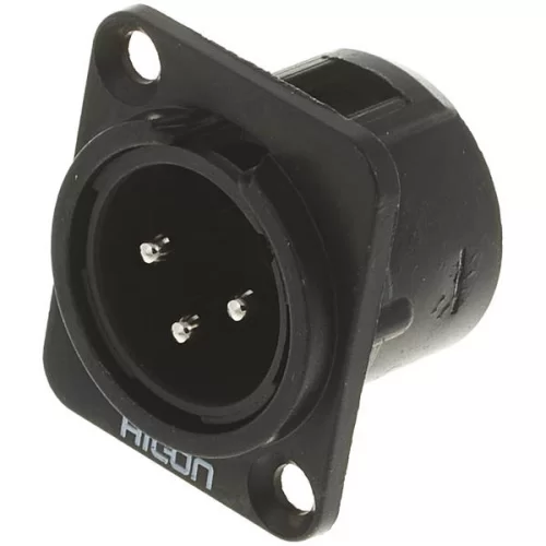 Hicon HI-X3DM-M3 Разъем XLR3, папа, панельный