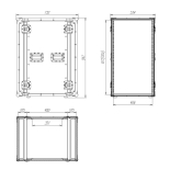 Imlight RC9-480-20U Рэковый кейс 20U, глубина 480мм