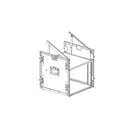 Imlight RC9-480-K10U-8U Рэковый кейс 8U с верхней консолью 10U