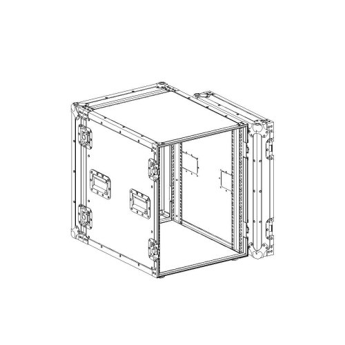 Imlight RC9-550-14U Рэковый кейс 14U, глубина 550мм