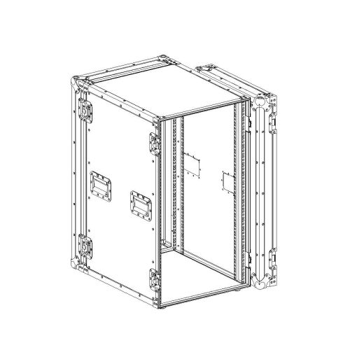 Imlight RC9-550-20U Рэковый кейс 20U, глубина 550мм