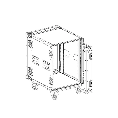 Имлайт RCC9-480-14U Рэковый кейс 14U, с колесами, глубина 480мм
