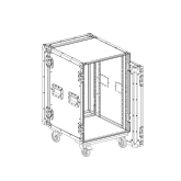 Имлайт RCC9-480-16U Рэковый кейс 16U, с колесами, глубина 480мм