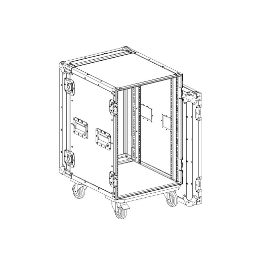 Имлайт RCC9-480-16U Рэковый кейс 16U, с колесами, глубина 480мм
