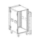 Имлайт RCC9-480-20U Рэковый кейс 20U, с колесами, глубина 480мм