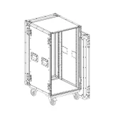 Имлайт RCC9-480-20U Рэковый кейс 20U, с колесами, глубина 480мм