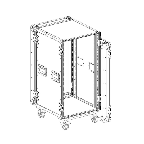 Имлайт RCC9-480-20U Рэковый кейс 20U, с колесами, глубина 480мм