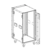 Имлайт RCC9-480-22U Рэковый кейс 22U, с колесами, глубина 480мм