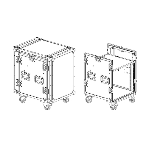 Imlight RCC9-480-K10U-10U Рэковый кейс 10U с верхней консолью 10U, с колесами