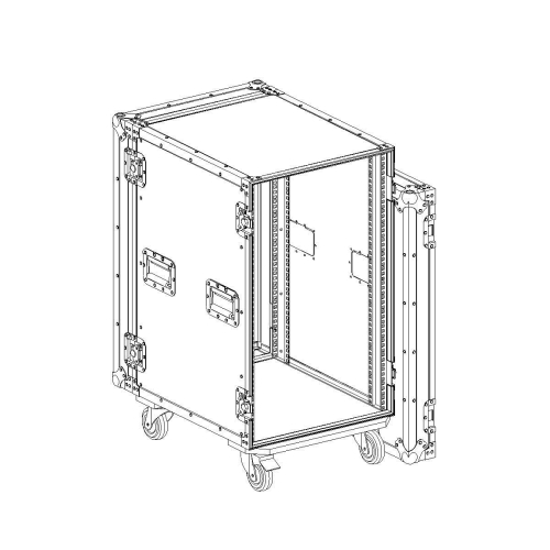 Imlight RCC9-550-18U Рэковый кейс 18U, с колесами, глубина 550мм