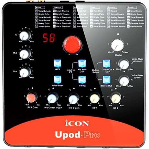 Icon UPod Pro Аудиоинтерфейс USB, 2х2