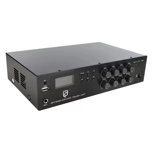 Intrend ITMXAMP-120MT Трансляционный микшер-усилитель, 120 Вт., MP3, FM, Bluetooth