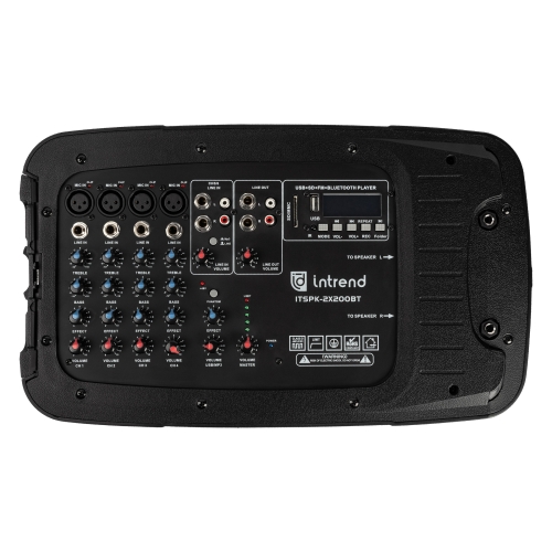 Intrend ITSPK-2X200BT Звукоусилительный комплект, 400 Вт., MP3, Bluetooth