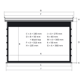 Kauber Blue Label Tensioned BT Cinema 122" Clear Vision Экран с электроприводом