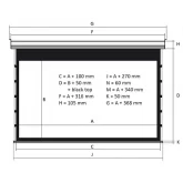 Kauber Blue Label Tensioned BT Cinema 122" Microperf Экран с электроприводом