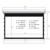 Kauber Blue Label Tensioned BT Cinema 131" Microperf Экран с электроприводом