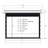 Kauber InCeiling Tensioned BT Cinema 104" Clear Vision Экран с электроприводом встраиваемый