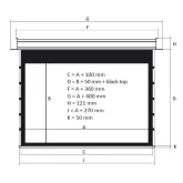 Kauber InCeiling Tensioned BT Cinema 104" Clear Vision Экран с электроприводом встраиваемый