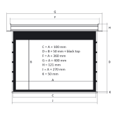 Kauber InCeiling Tensioned BT Cinema 104" Peak Contrast S Экран с электроприводом встраиваемый