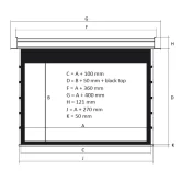 Kauber InCeiling Tensioned BT Cinema 104" Peak Contrast S Экран с электроприводом встраиваемый