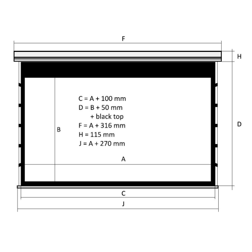 Kauber Red Label Tens BT Cinema 104" Экран с электроприводом