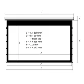 Kauber Red Label Tens BT Cinema 122" Clear Vision Экран с электроприводом