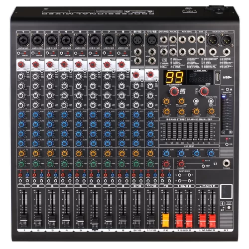 LAudio AN-12 12-канальный микшер, FX, MP3, Bluetooth