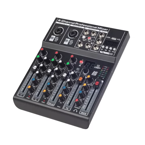 LAudio FK-04 4-канальный микшер, FX, MP3