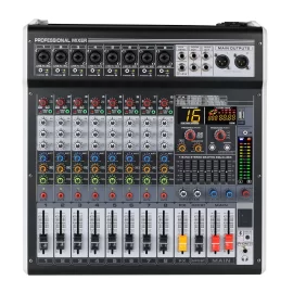 LAudio GL-8X 8-канальный микшер, FX, MP3, Bluetooth