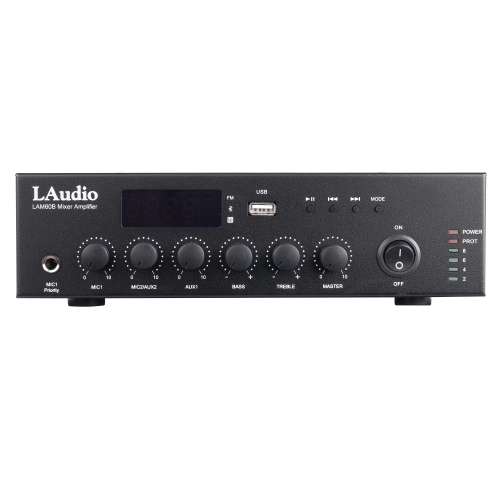 LAudio LAM60B Трансляционный микшер-усилитель, 60 Вт., MP3, FM, Bluetooth